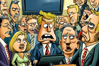 do political or social cartoons