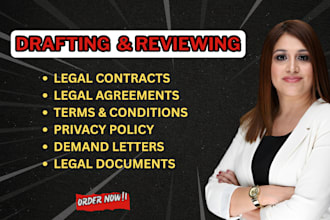 write legal contracts, agreements, nda, terms and conditions, privacy policy