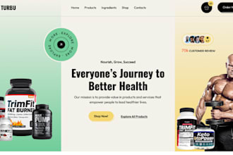 build squarespace supplement website nutraceutical peptide nootropic website