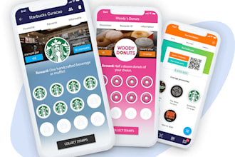 build and design gift card website, loyalty website, gift card app, loyalty app