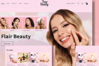 do skincare shopify store beauty makeup  cosmetic spa dropshipping store