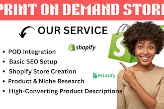 build shopify print on demand store pod using worldwide brand modalyst printify