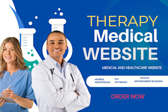 medical therapy website mental health wellness counseling website design