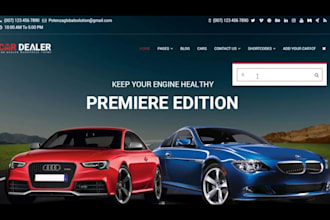 design car rental website car booking website