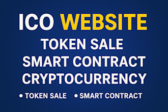 code ico cryptocurrency selling website, ico presale website, erc20, bep20 token