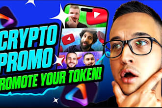 do crypto token video promotion for your crypto project