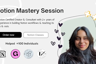 consult and teach you notion in 1 hour