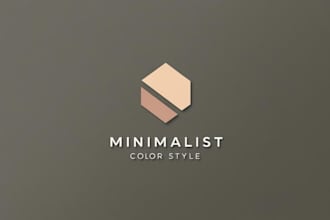 design a minimalist logo for free to build my portfolio