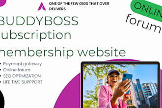 build buddyboss website buddypress membership subscription website forum