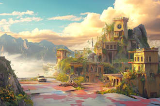 environment concept art landscape design
