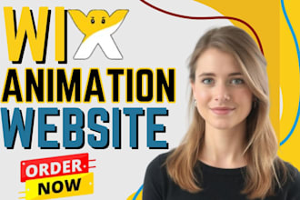 create wix studio website interactive spline scrolling animation product design
