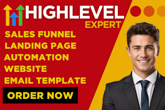 build, clone or automate your gohighlevel website or sales funnel