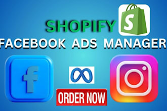 be your social media manager shopify promotion brand manager  content creator