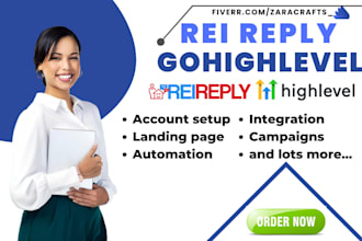 gohighlevel website rei reply campaigns gohighlevel automation funnels rei reply