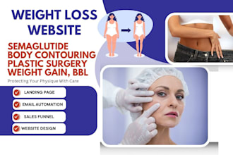 design weightloss website tirzepatide plastic surgery rybelsus ozempic website