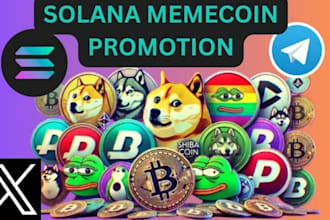 do solana memecoin promotion, telegram crypto promotion, meme token prom0tion