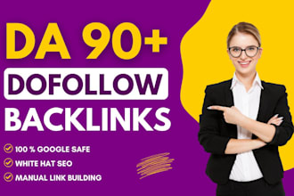 do USA high da SEO link building by white hat process with the monthly report