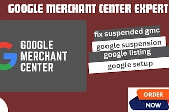 fix suspended google merchant center, listings, setup and suspension