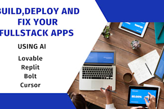 build mvp, fix and deploy ai app using lovable,bolt,replit