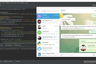 custom telegram bot with python for automation, tg auto forward bot creation