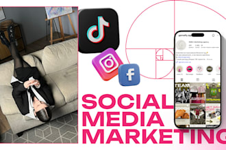 be your social media marketing manager and content creator