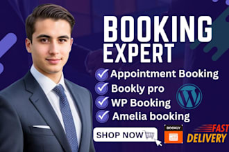 setup wp booking, bookingpress, amelia booking, airbnb, bookly pro