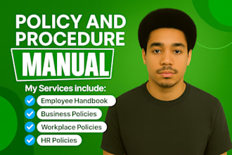 create or rebrand training manual, employee handbook, product manual, workbook