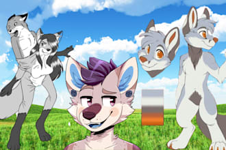 furry reference sheet, custom oc furry art anthro character nsfw furry character