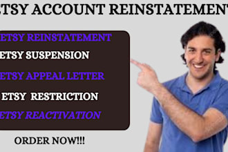 do etsy reinstatement etsy appeal letter for etsy suspension and etsy reopen