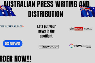 do australian pr writing and distribution to top australian media news sites