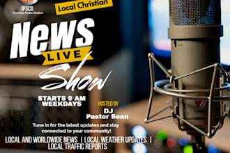 let you promote your business name on my christian radio weather show