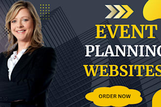 design event planner wix website for wedding ,corporate event, parties, wedding