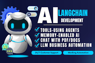 build ai agent ai saas langchain ai chatbot ai automation llm ai developer