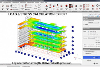 do structural analysis and calculations using autocad sap2000 etabs