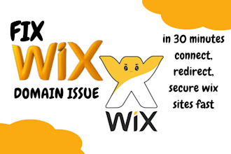 fix wix domain issues in 30 minutes connect, redirect, secure wix sites fast
