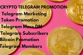 do telegram chatter, defi marketing, crypto marketing, token promotion