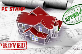 structural engineer, USA pe stamp, california, indiana, ohio pe stamp for permit