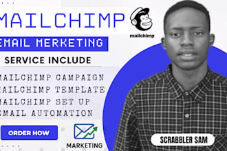 set up editable mailchimp template, mailchimp newsletter, mailchimp automation