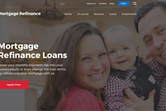 design mortgage loan website mortgage website business loan website loan website