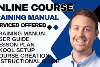 create training manual user guide manual course creation workbooks lesson plans