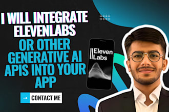 integrate elevenlabs or generative ai apis into your website or app