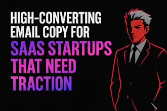 write email copy and cold email outreach for b2b saas startup