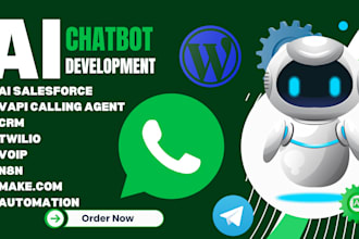 build ai salesforce vapi calling agent crm twilio voip n8n make com automation