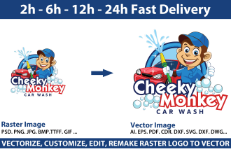 do professional logo and image vectorization and customization services