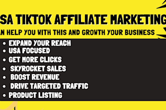 setup tiktok shop, affiliate program, and tiktok ad campaigns for your brand