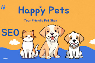 write SEO pet articles on dog training, veterinary, pet food for your pet blog