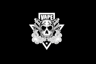 do cigarette and vape store logo or any graphics design