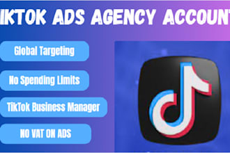 create tik tok ad account and tiktok business center account
