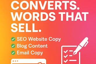 write a high converting website and SEO copy that sells instantly