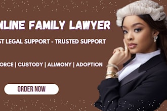 be online lawyer for family law child adoption alimony divorce child custody law